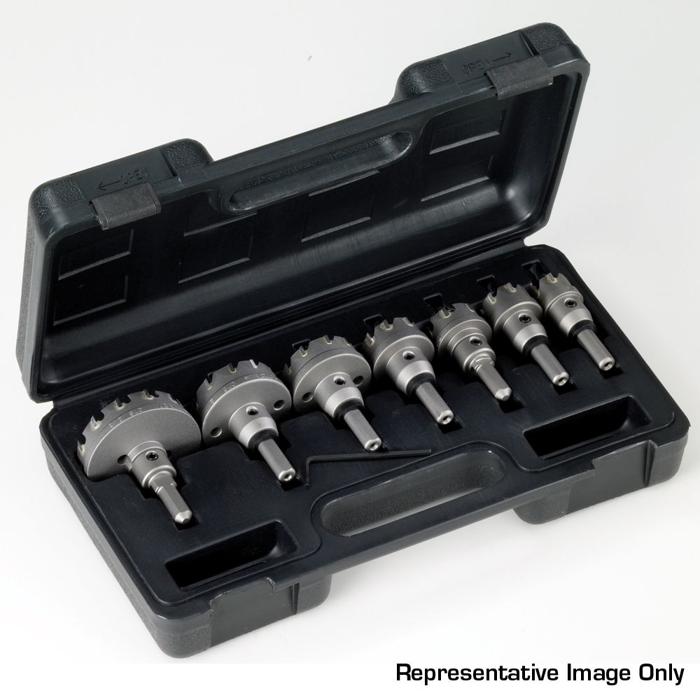 CT5 Carbide Tipped Hole Cutter 6 Piece Electrician&#39;s Set (3/16&#34; Depth of Cut)