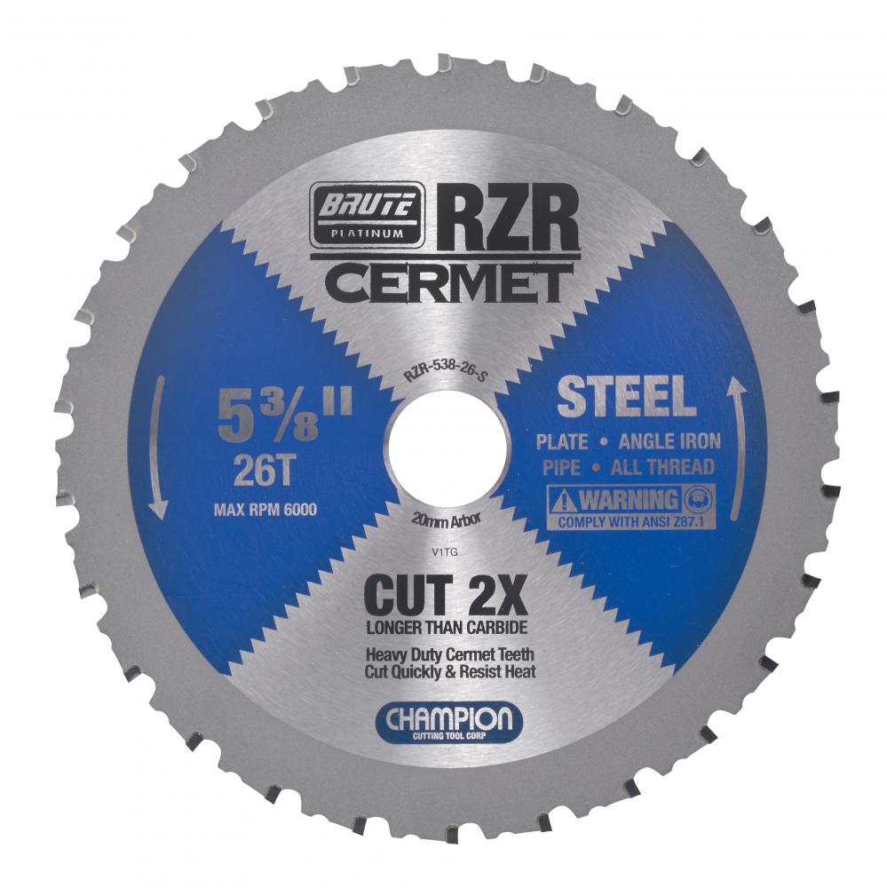 Cermet Tipped Circular Saw Blade 5-3/8&#34; (Steel Cutting)
