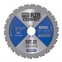 Champion Cutting Tools RZR-538-26-S - Cermet Tipped Circular Saw Blade 5-3/8" (Steel Cutting)