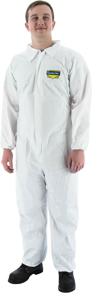Micro-Porous Coverall with Elastic Wrist & Ankle