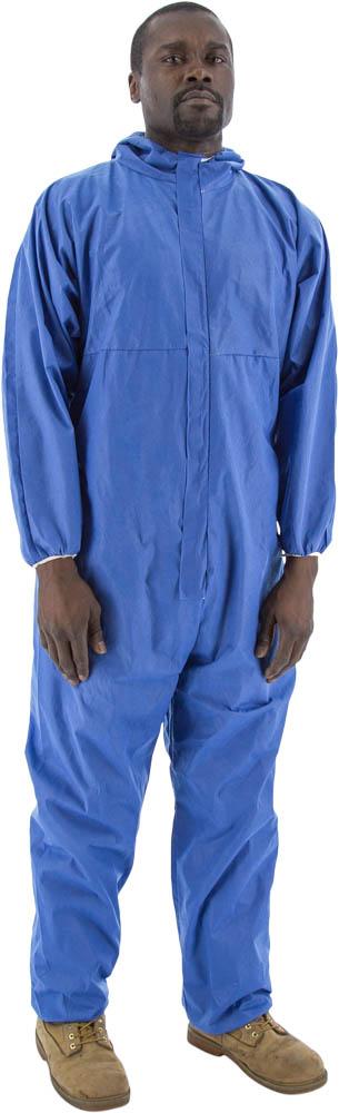 FR SMS Anti-Static Coverall with Hood, Wrist & Ankle