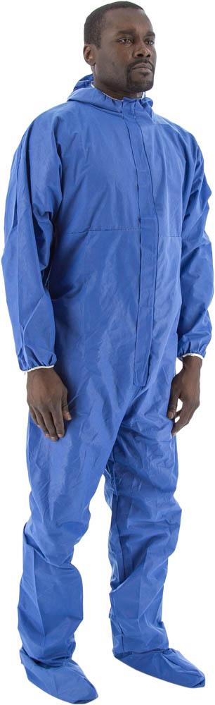 FR Anti-Static Coverall w Hood,Boots,Wrist & Ankle