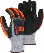 Majestic Glove 35-5575/X3 - HPPE KNT,DBL SND NTRL PLM,TPR BCK,CE5,X3