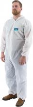Majestic Glove 74-302/M - PP/CPE Bound Seam Coverall w Hood, Wrist & Ankle