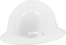 Majestic Glove 87-1255WHT - Full Brim Hard Hat with 6 Point Suspension