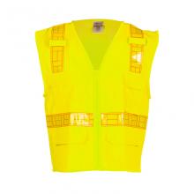 ML Kishigo 1208A-XL - OraliteÃ‚Â® Solid Front with Mesh Back Vest