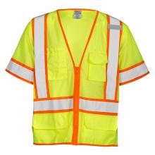 ML Kishigo 1242-XL - 6 Pocket Contrast Mesh Vest