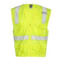 ML Kishigo 1291-S-M - 6 Pocket Zipper Solid Vest
