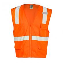 ML Kishigo 1292-S-M - 6 Pocket Zipper Solid Vest