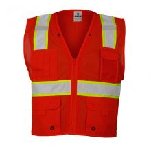 ML Kishigo B103-L-XL - Enhanced Visibility Multi Pocket Mesh Vest