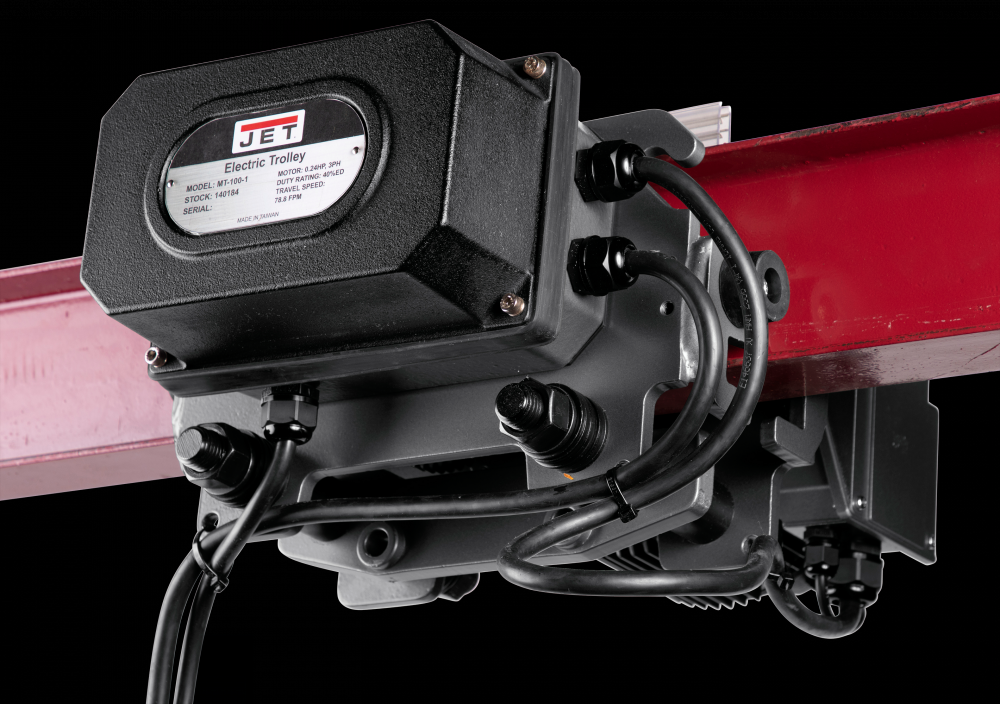 MT100  1T ELEC 2 SPEED TROLLEY 3PH