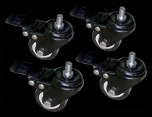 Jet - US JT9-98-0129 - 2 Swivel Lock Casters 3/8 (4 piece set)