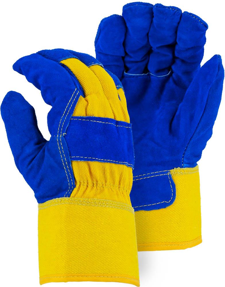 Winter Lined Cowhide Leather Palm Glove