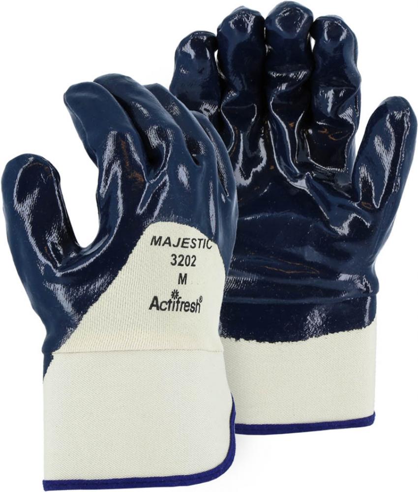 Palm Coated Nitrile Dipped Glove on Jersey Knit Liner