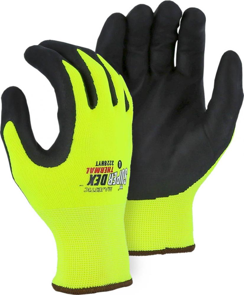 Cold Weather Nitrile Palm Glove with Hi-Viz Liner