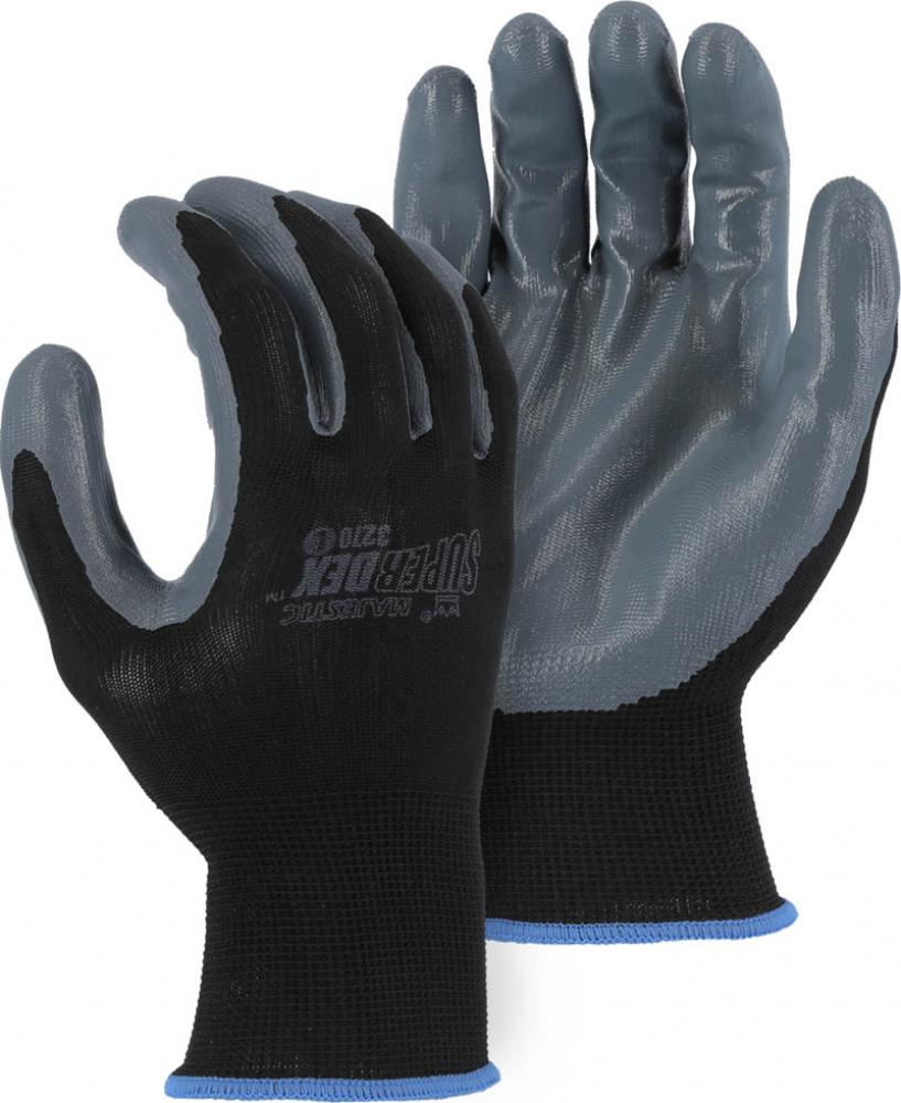 SuperDexÂ® Gray Nitrile Palm Dipped Glove