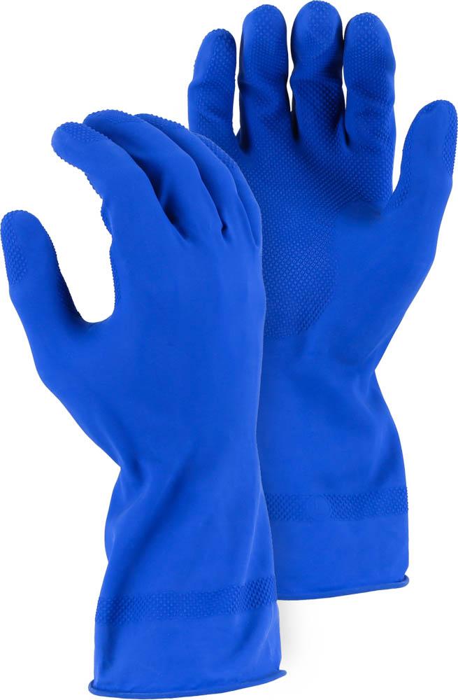 20 MIL Flock Lined Latex Glove with Rolled Cuff