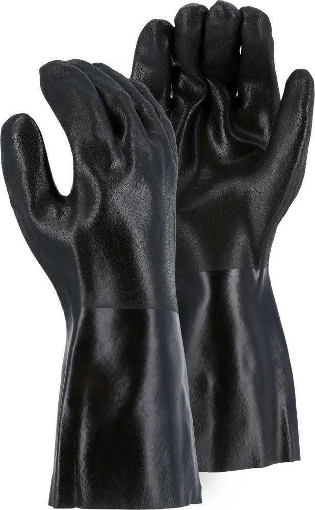 PVC Double Dipped 14â€ Glove with Sand Finish