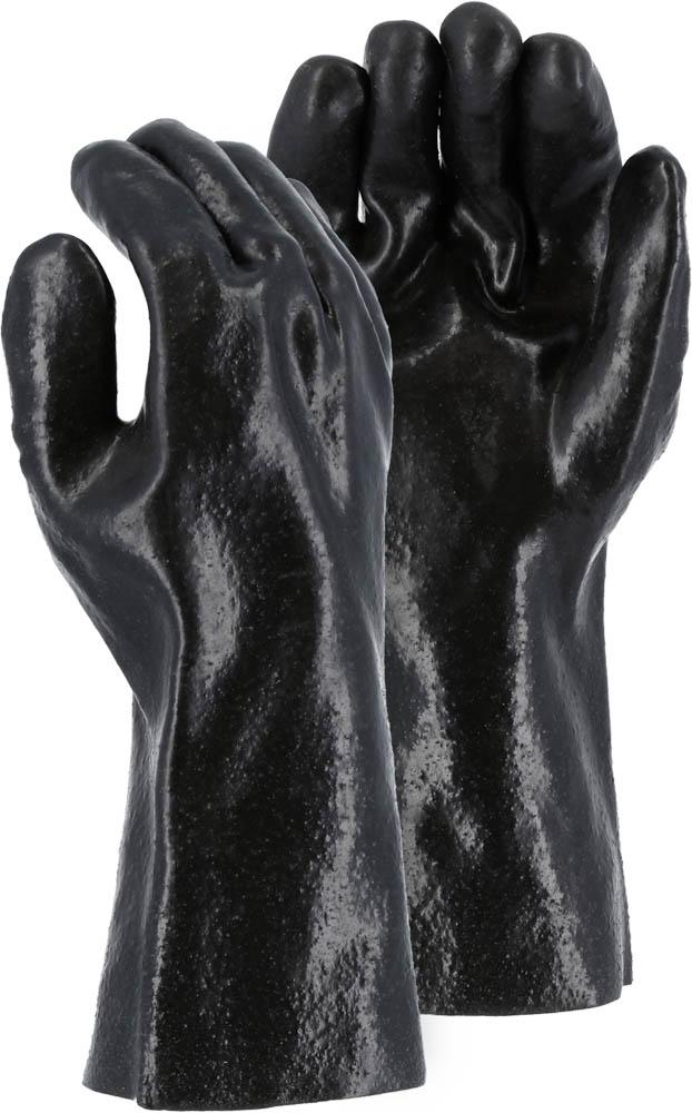 Double Dipped PVC Glove With Sand Finish and Jersey Liner