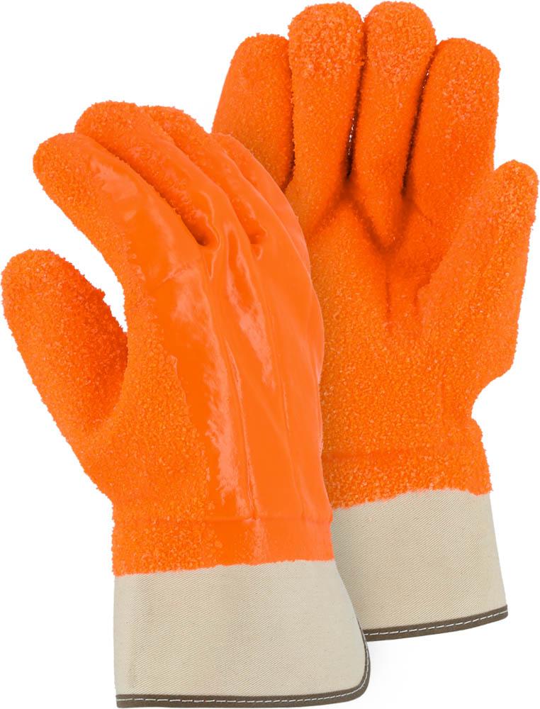 Winter Lined PVC Glove with Heavy Grit Finish