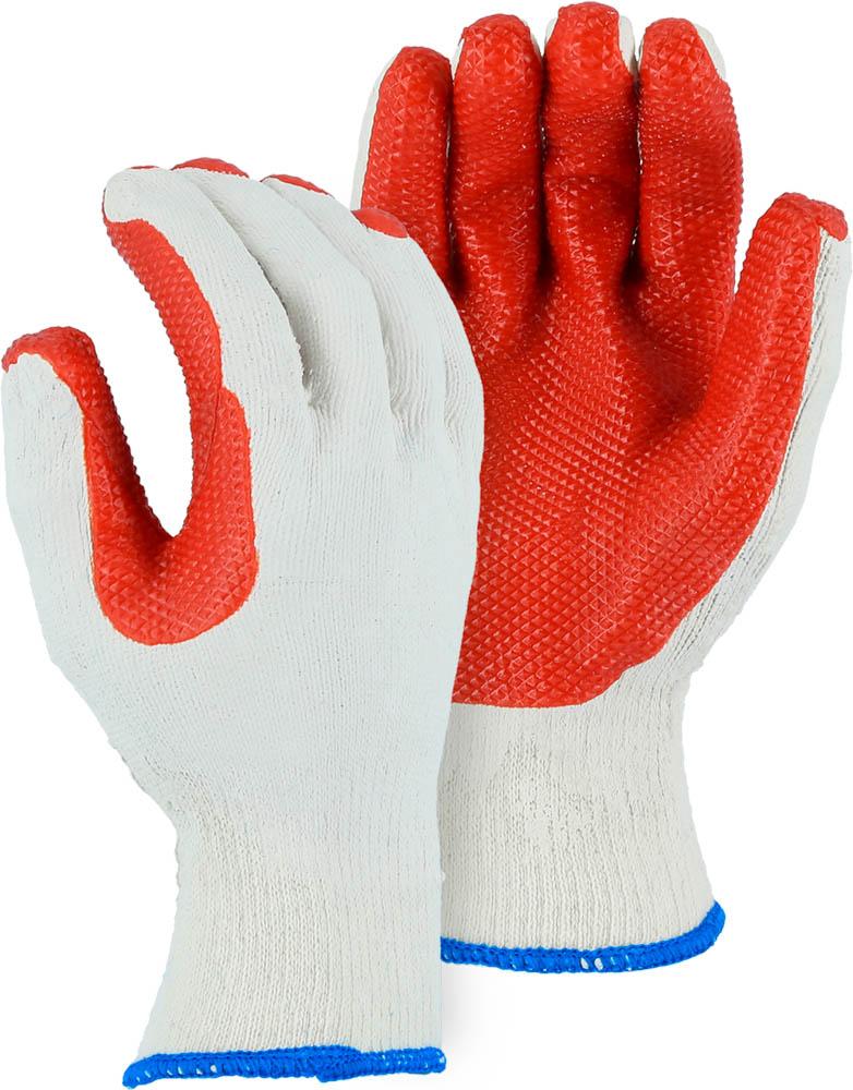 Heavy Knit Lined Glove w Thick Rubber Coated Palm