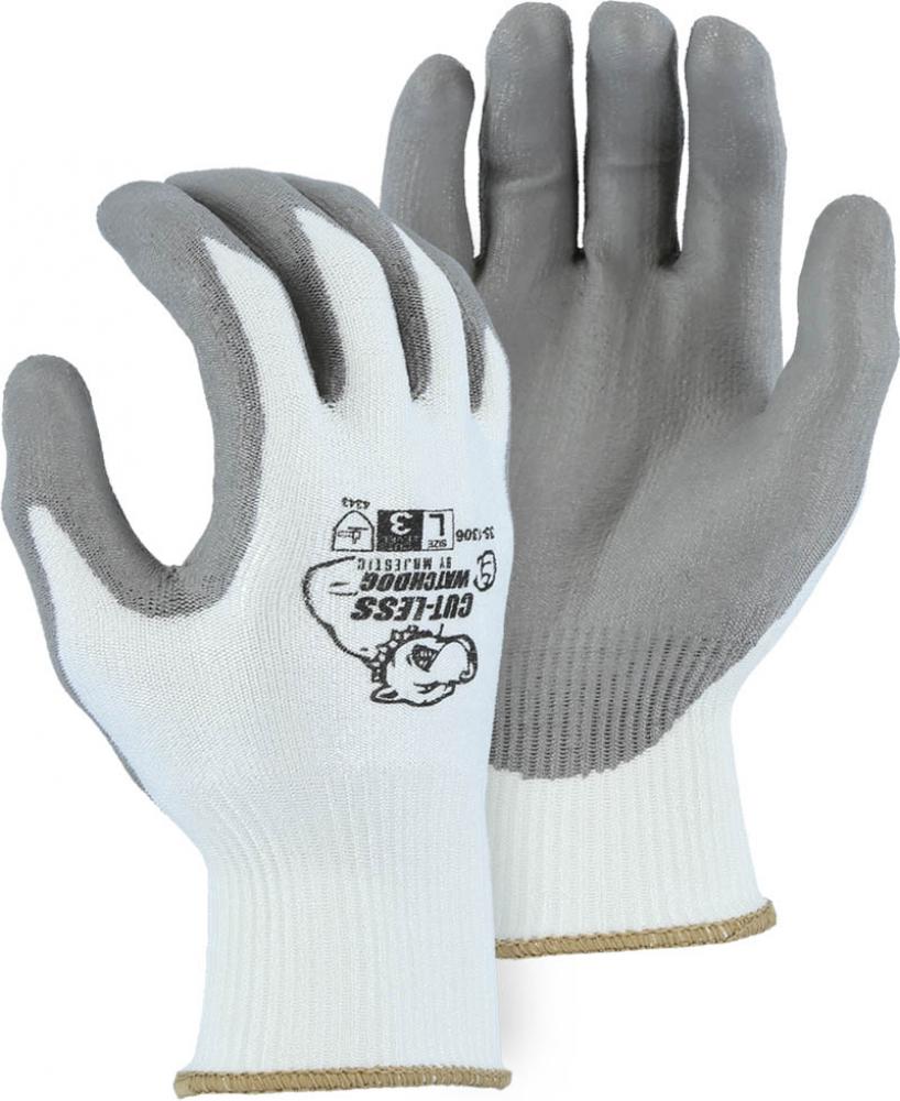 Cut-Less WatchdogÂ®  Knit Glove w Polyurethane Palm