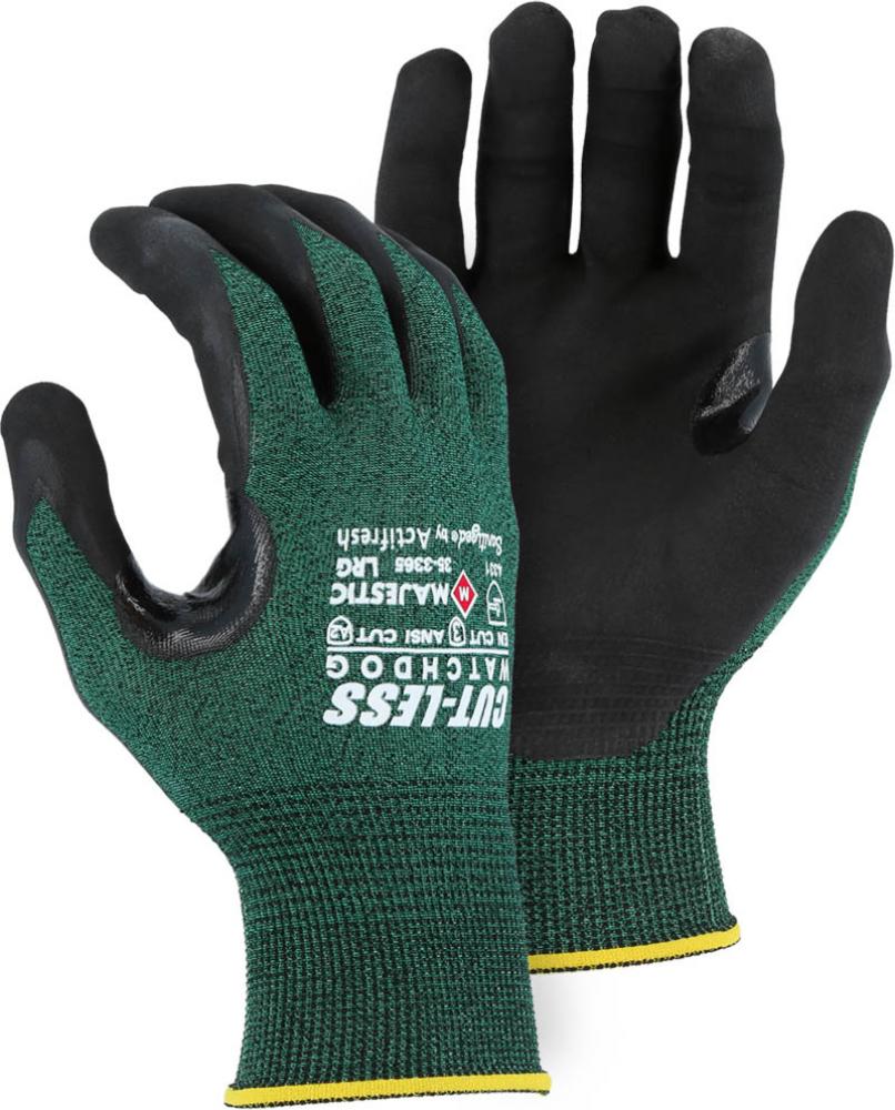 Cut-Less WatchdogÂ® Glove w Micro Foam  Nitrile Palm