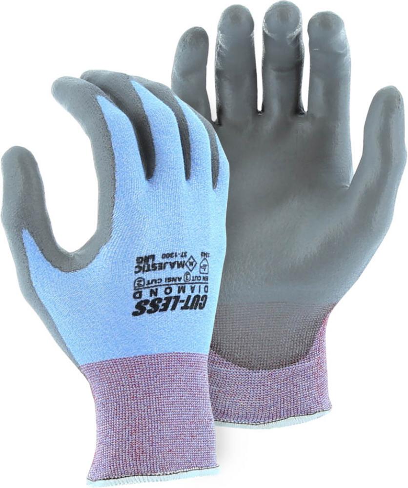 Cut-Less DiamondÂ® Knit Glove with Polyurethane Palm