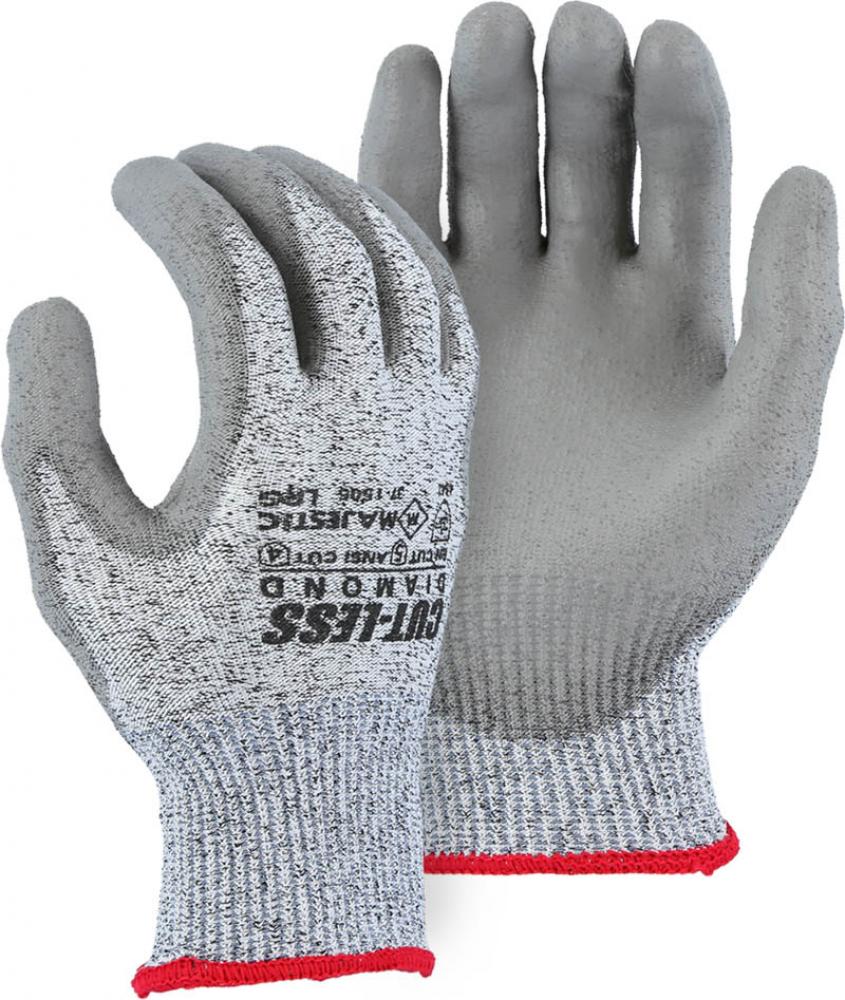 Cut-LessÂ® Heavy Knit Glove w Polyurethane Palm