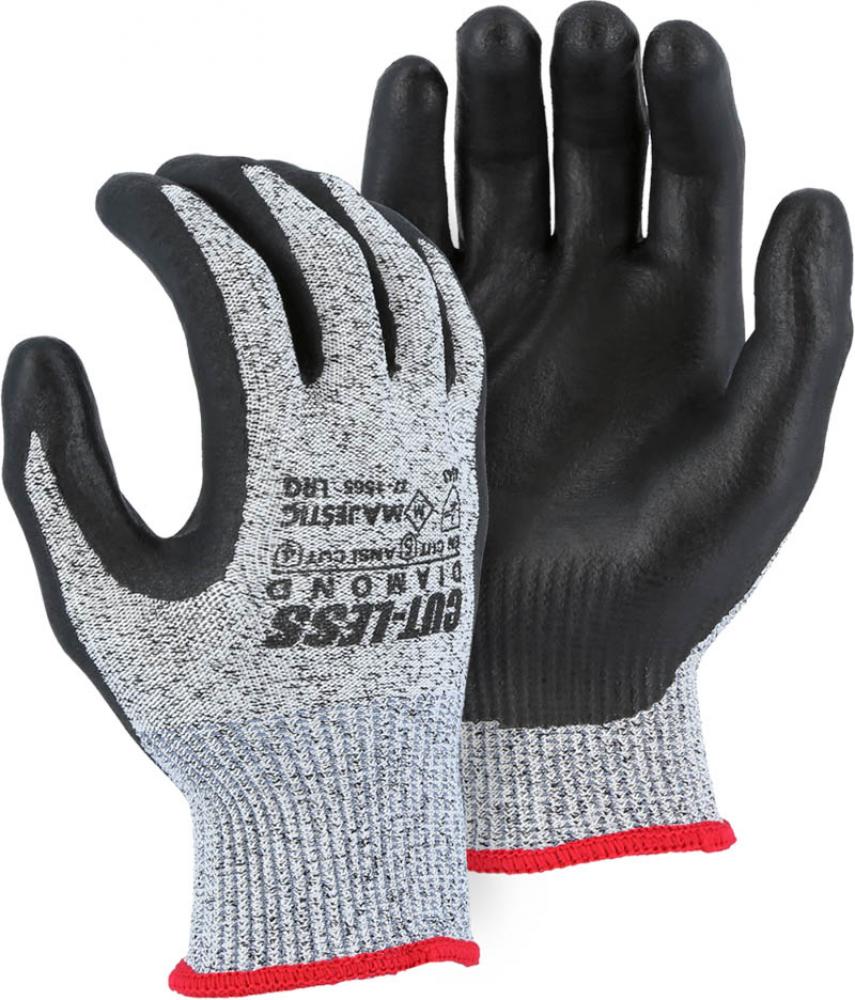 Cut-Less DiamondÂ® Knit Glove w Foam Nitrile Palm