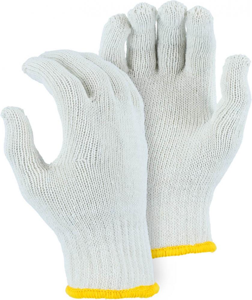 Heavyweight Cotton/Poly String Knit Glove, White