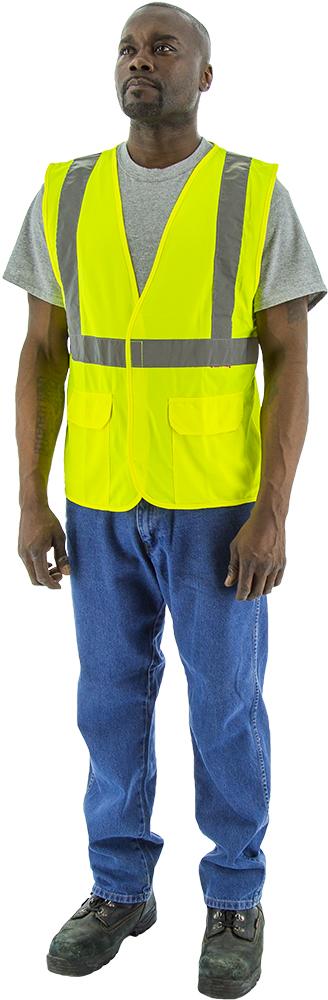 Self Extinguishing High Visibility Vest, ANSI 2