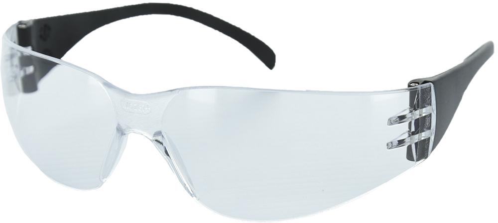 Crosswind Safety Glasses, Clear Anti-Fog, Black Temple