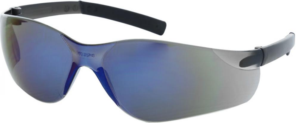 Hailstorm Safety Glasses, Blue Mirror