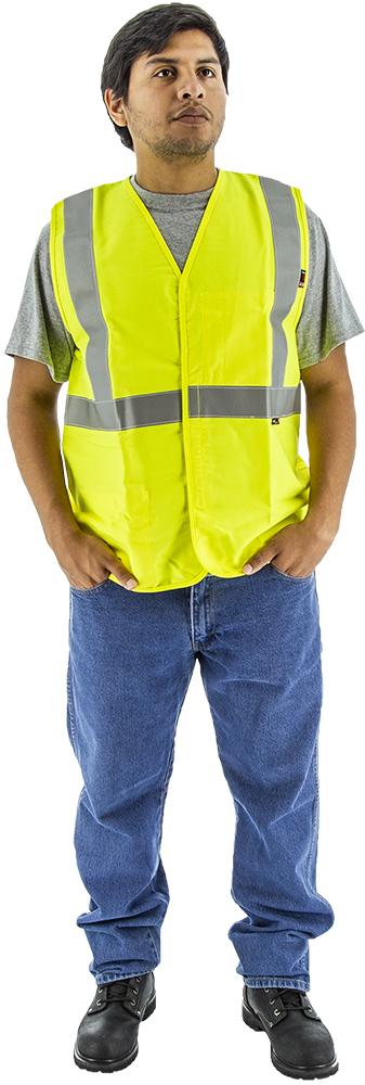 BlazeTEXÂ® FR High Visibility Woven Safety Vest, ANSI 2, R