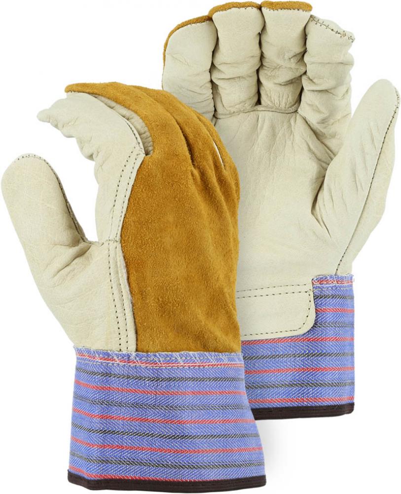 Grain Cowhide Leather Palm Work Glove