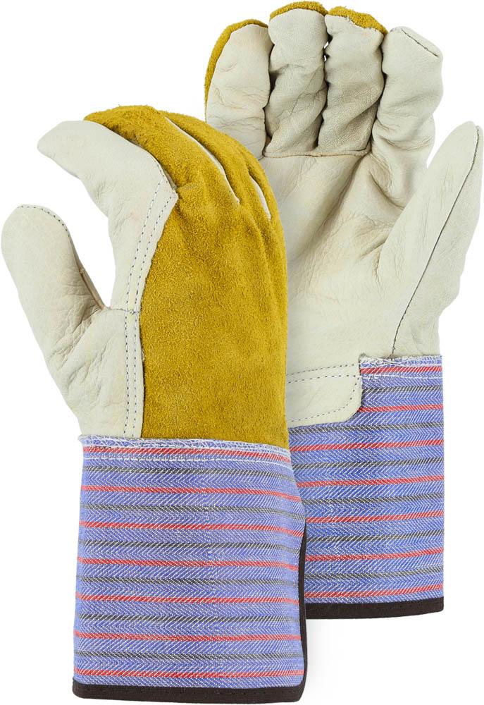 Grain Cowhide Leather Palm Work Glove