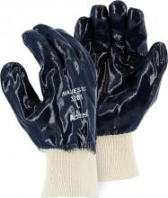 Majestic Glove 3201/ 7 - Heavy Duty Fully Dipped Nitrile Palm Coated Glove