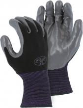 Majestic Glove 3261/L - AtlasÂ® Gray Nitrile Palm Dipped Glove