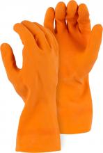 Majestic Glove 3355/L - 30 MIL Heavy Duty Flock Lined Latex Glove