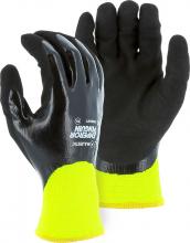 Majestic Glove 3398DNY/L - Winter Lined Nylon Glove with Closed-Cell Nitrile Palm