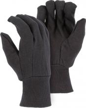Majestic Glove 3401B/ 8 - Brown Jersey Glove in Cotton/Poly Blend