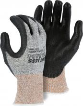 Majestic Glove 3437T/L - DYN.KNIT, GR/BLK, PU PALM, TAG, LGE