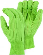 Majestic Glove 3454L - 20-oz. Cotton/Poly Glove w Nap-in Cotton Double Palm