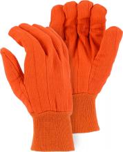 Majestic Glove 3454O - 20-oz. Cotton/Poly Glove w Nap-in Cotton Double Palm