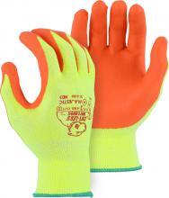Majestic Glove 35-4365/S - Cut-Less WatchdogÂ® Hi-Vis Knit w Foam Nitrile Palm