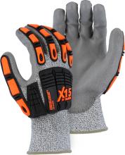 Majestic Glove 35-5305/S - X-15Â® Cut & Impact Resistant w Polyurethane Coating