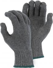Majestic Glove 3805G/ 8 - Medium Weight Cotton/Poly String Knit Glove, Gray
