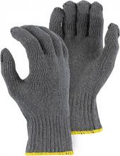 Majestic Glove 3809G/ 8 - Heavyweight Cotton/Poly String Knit Glove, Gray