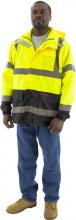 Majestic Glove 75-1307/L - Hi-Viz Waterproof Parka with Liner Options, ANSI 3